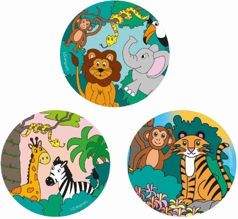 Lommehæfte med vilde dyr (safari) – 8 cm, 30 sider