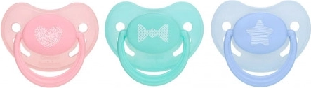 Canpol babies Sut i silikone 6-18 mdr anatomisk PASTELS
