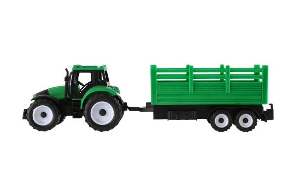 Plastiktraktor med trailer
