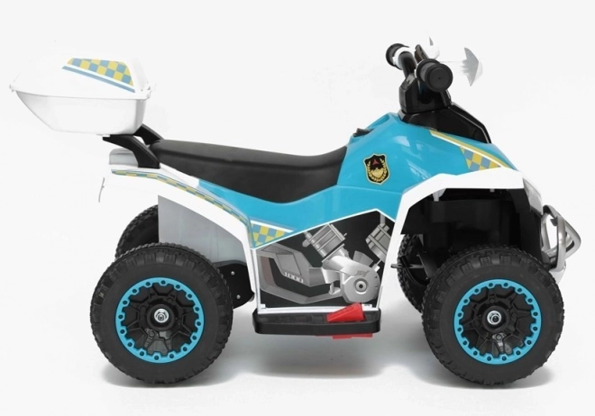 Genopladelig Firehjuling GTS1188-A Politi Hvid