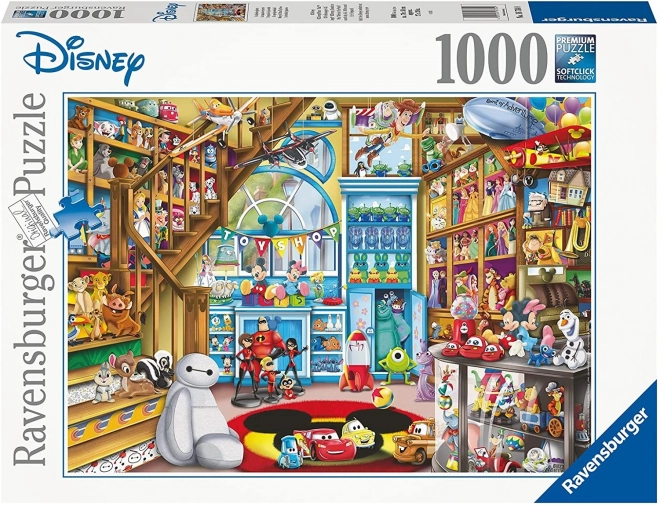 Puslespil 1000 brikker Disneys verden