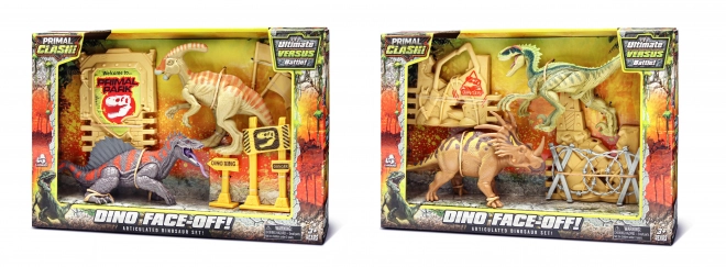 Primal Clash! Dinosaurkamp 17 cm sæt