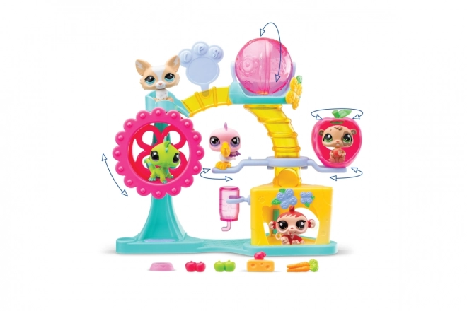 Littlest Pet Shop Sjov fabrik med 2 figurer