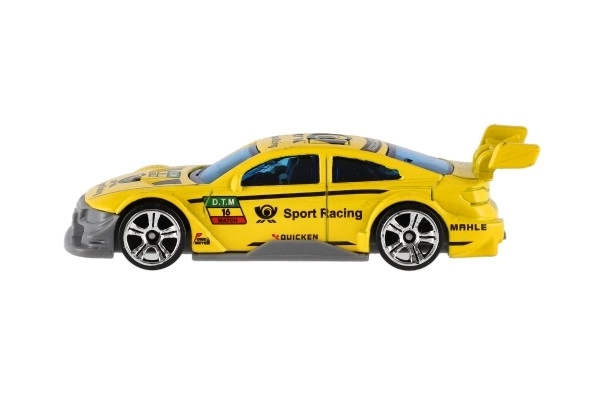 Auto racer 6 stk metal/plast 8cm til fri hånd i æske 10,5x27x4cm