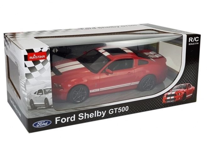 Racerbil med fjernstyring Ford Shelby GT500 1:14 rød