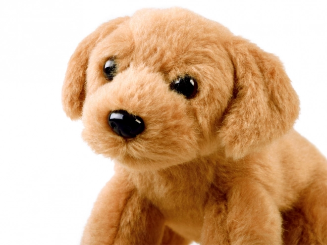 Plys hund siddende 13 cm