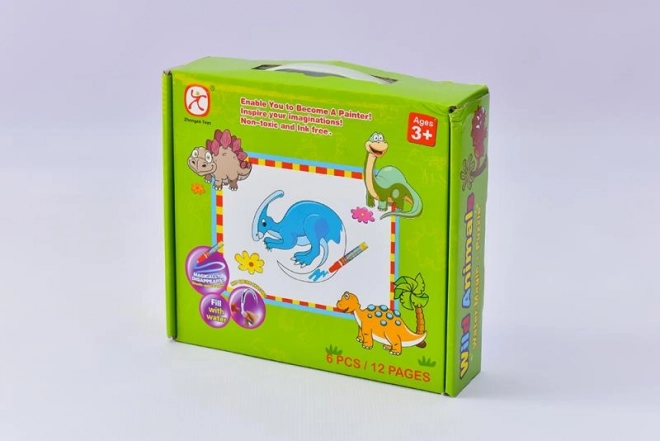 Mac Toys Puslespil Dinosaurer med Vandmaling