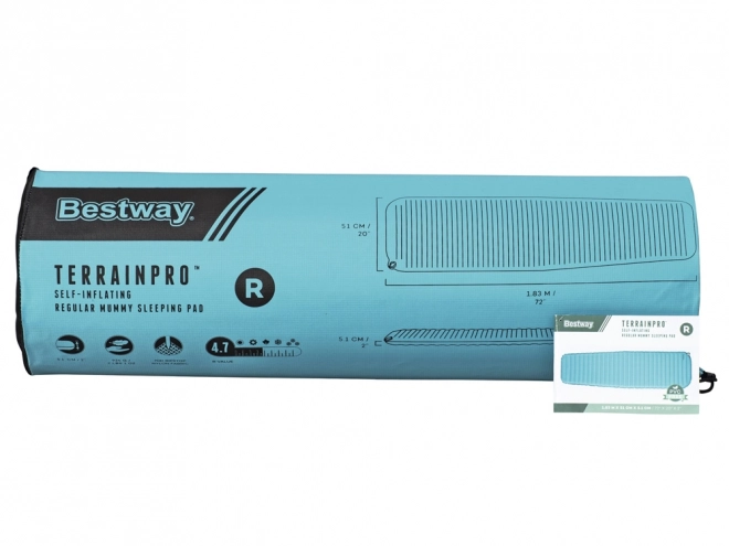 Selvoppustelig liggeunderlag TerrainPro Bestway