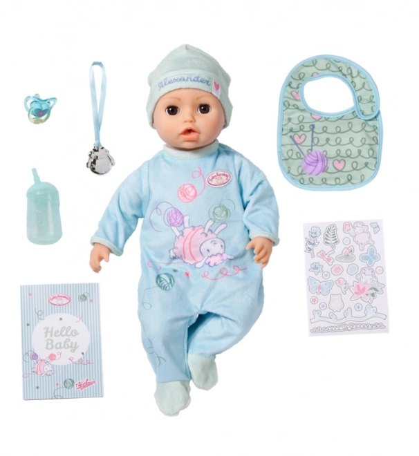 Baby Annabell Interaktiv Alexander, 43 cm