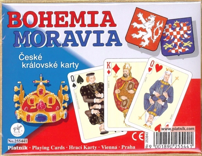 Karty Joker Kanasta Tjekkiske kongelige motiver
