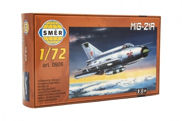 Realistisk model af fly MiG-21R i skala 1:72