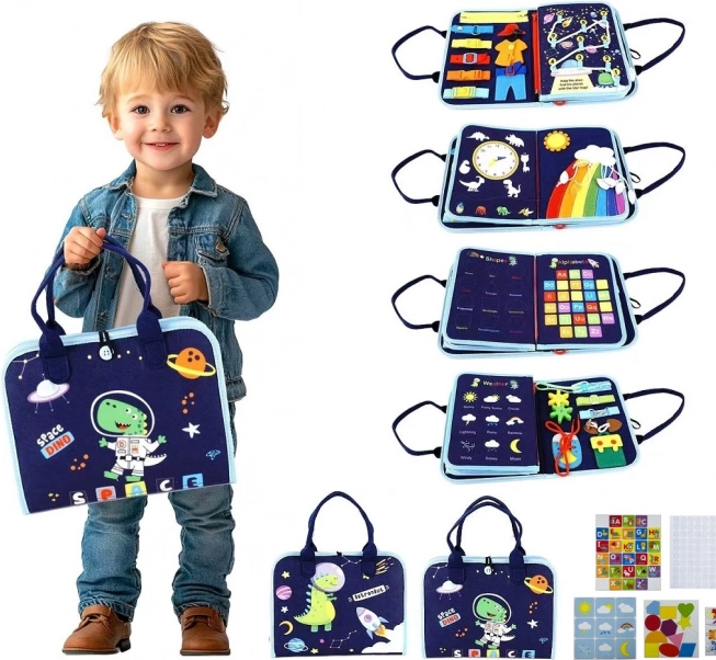 Sensorisk busy-bog med rumtema 2Kids Toys