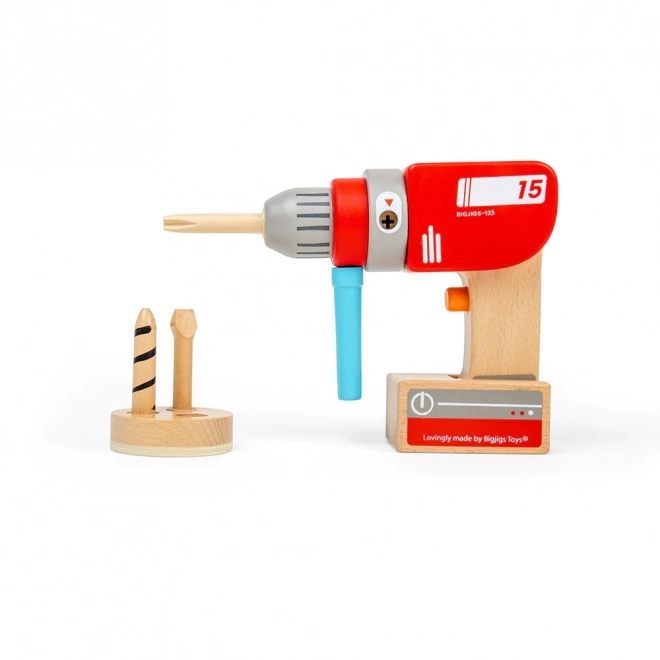 Bigjigs Toys Træboremaskine