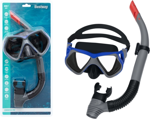 Snorkelsæt BESTWAY – maske og snorkel – sort