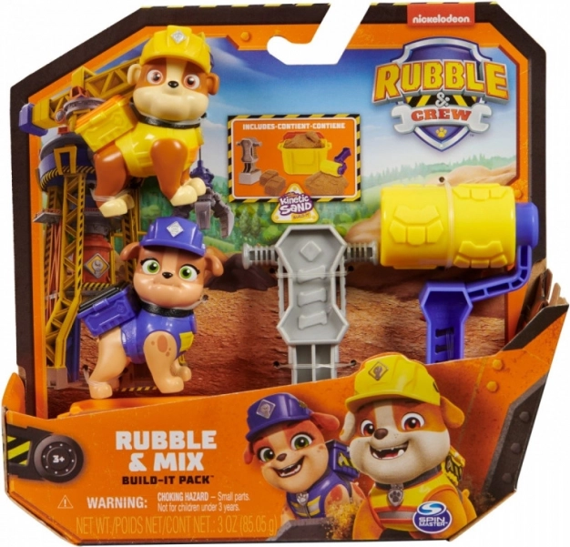 Figuriner RUBBLE & CREW dobbelpakke med kinetisk sand