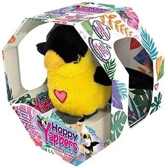 Happy Yappers interaktiv plysbird (wilga) med USB-opladning