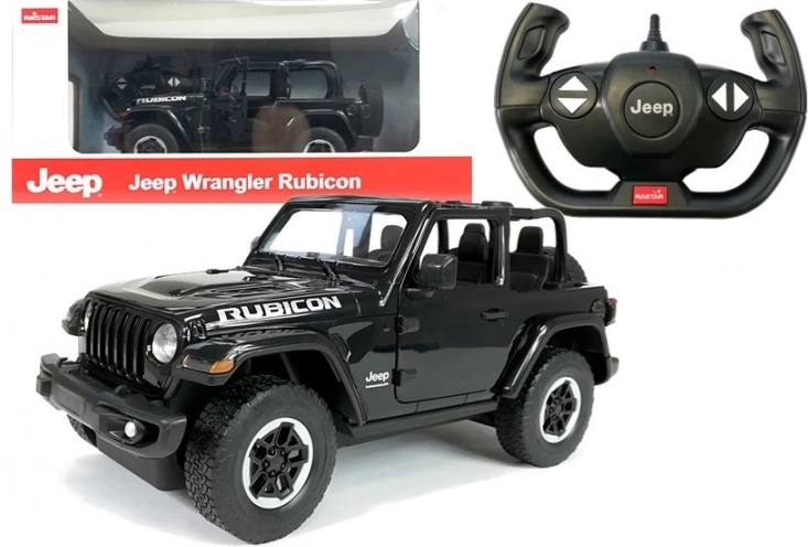 RC bil JEEP Wrangler Rubicon 1:14 sort Rastar