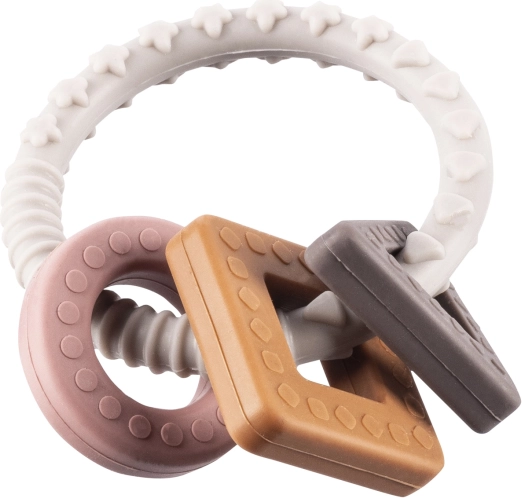 Silikone-bidelegetøj Shape, Multicolor