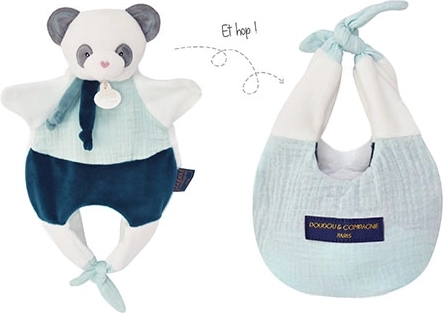 Doudou krammeklud Panda i taske