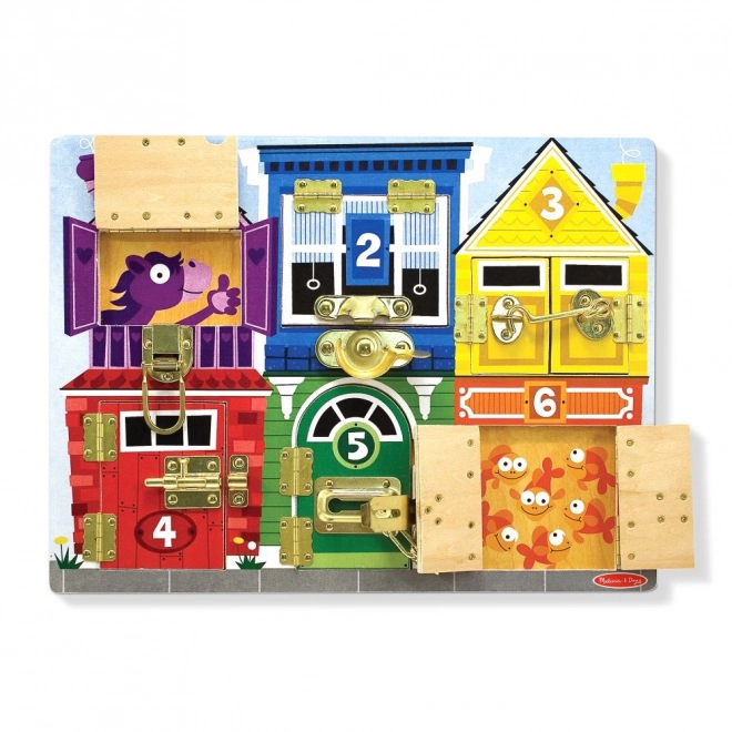 Låse og sikkerhedsbræt Melissa and Doug