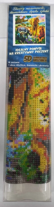 Norimpex Diamantmaling Kongeriget dyr 30x40cm