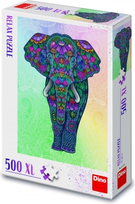 puslespil elefant relax 500 xl brikker