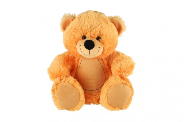 Sidder bamse plysbjørn 38 cm beige i pose 0+