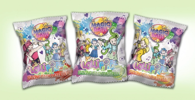 Brusende tabletter til vand Lollipopz