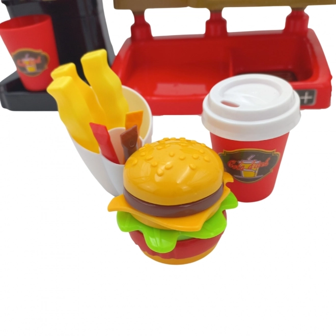 Fast Food XXL med kasseapparat og dispenser fra WOOPIE