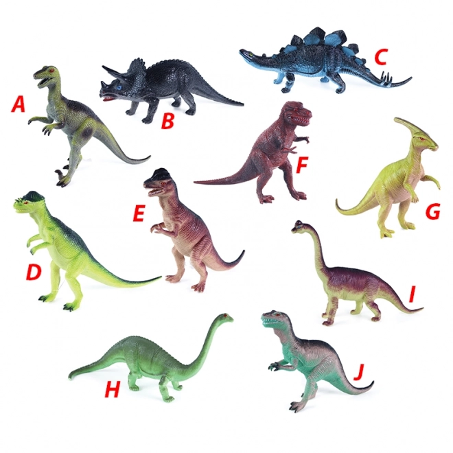 Sæt dinosaurer 25 - 35 cm