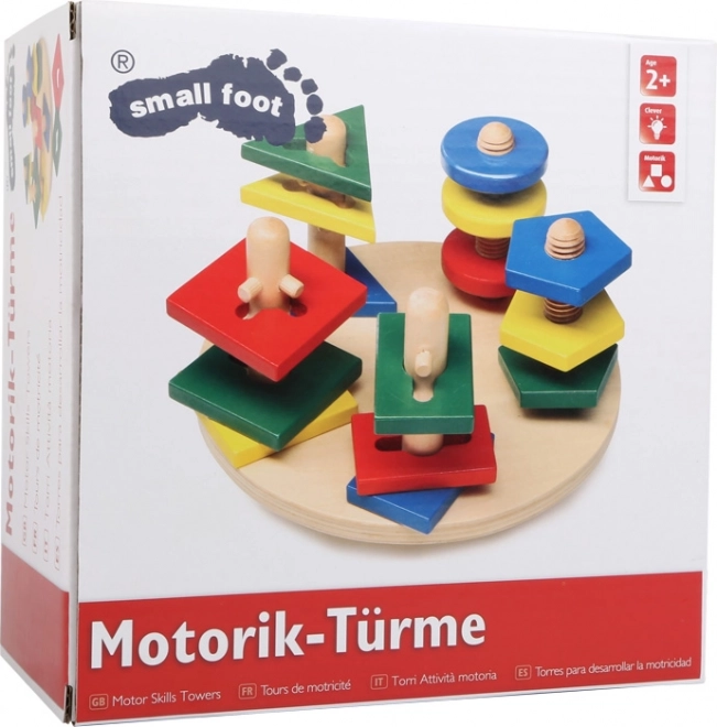 Small Foot Motorisk labyrint geometriske former 3D Motorisk tårn