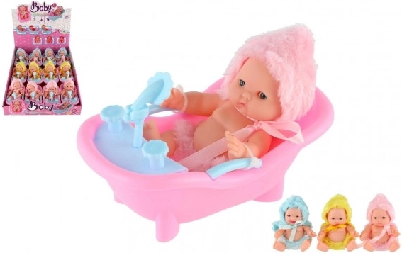 Babydukke i Badekar til Piger