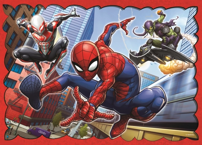Puslespil 4i1 Heltemodige Spider-Man