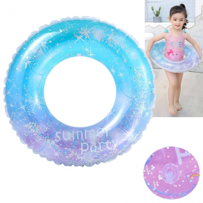 Flydende ring med konfetti 70 cm