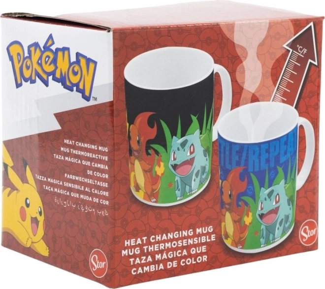 Keramisk farveskiftende krus Pokémon 325ml