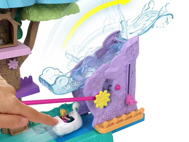 Polly Pocket Sæt figurer Dyre-eventyr Træhus