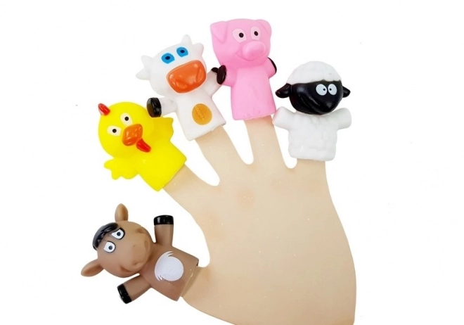 Fingerdukke Dyr 5 stk