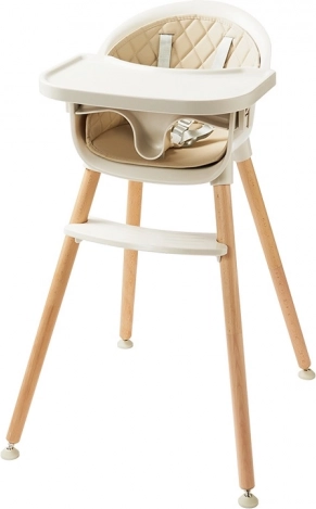 Beige højstol til børn 2Kids Toys