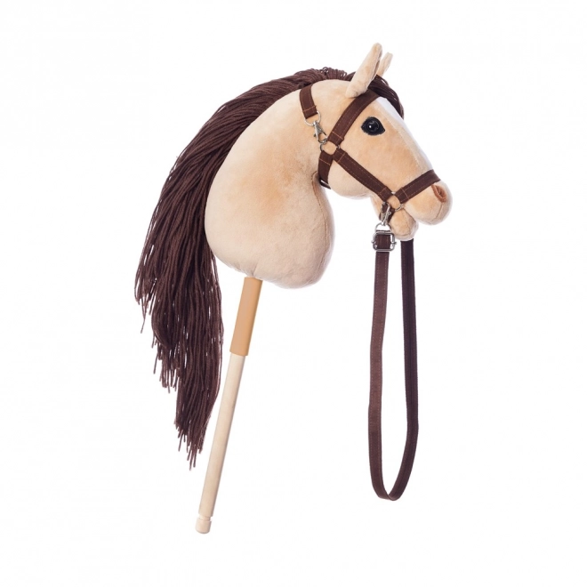 HOPPIHORSE kæphest hobby horse størrelse A3 beige