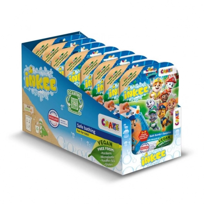 INKEE - Brusende badebombe med overraskelse - Paw Patrol