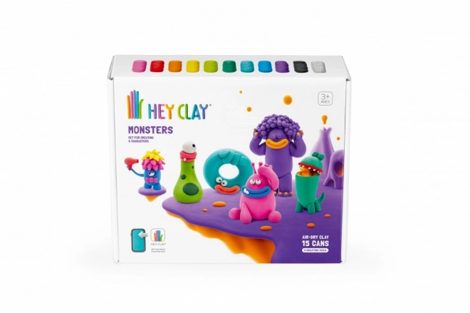 Hej Clay plastik sæt Monsters