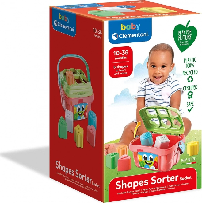 Sorteringsspand til former CLEMENTONI BABY Leg for Fremtiden