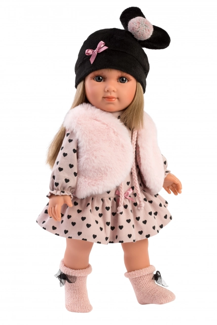 Llorens Elena realistisk dukke med blødt stofkrop 35 cm