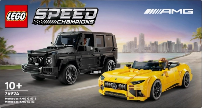 LEGO Speed Champions 76924 Mercedes-AMG G 63 og Mercedes-AMG SL 63