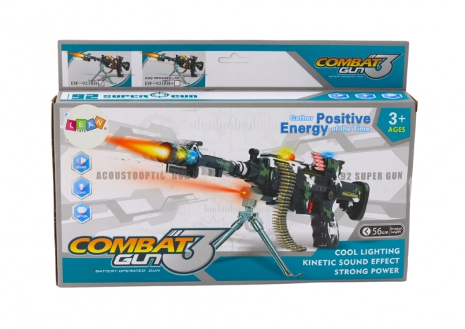 Militær riffel over skulderen Lys lyd 50 cm