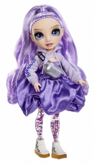 Rainbow High Glimmer & Skinne Mode dukke - Viola (Lilla)