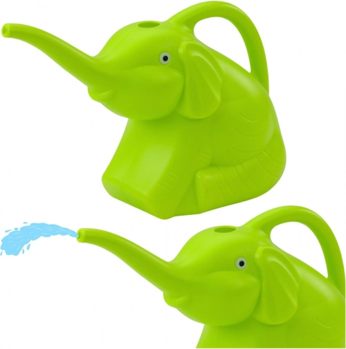 Plastikvandkande til børn Elefant Grøn