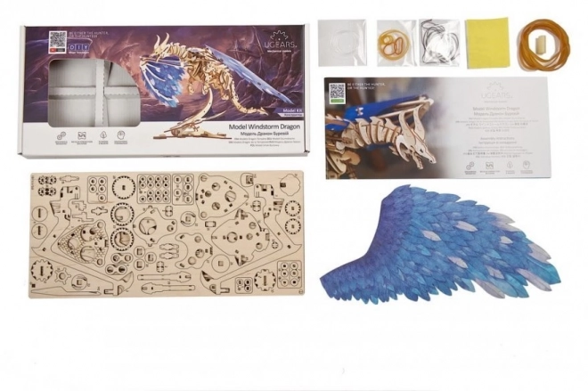 3D puslespil Vichřice Drage
