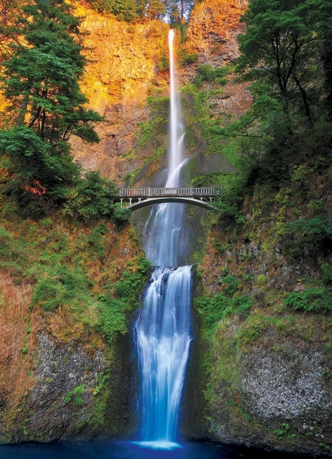 Puslespil Multnomah Falls, USA 1000 brikker
