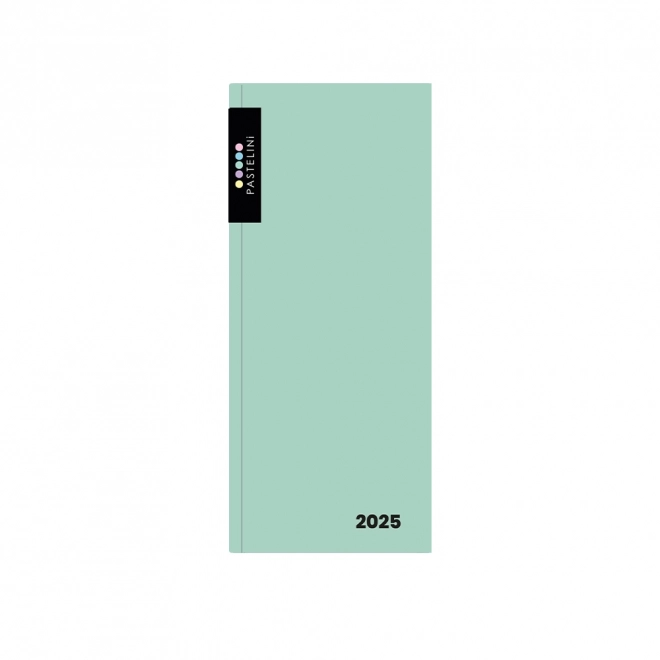 Ugentlig dagbog 2025 Pastelini grøn